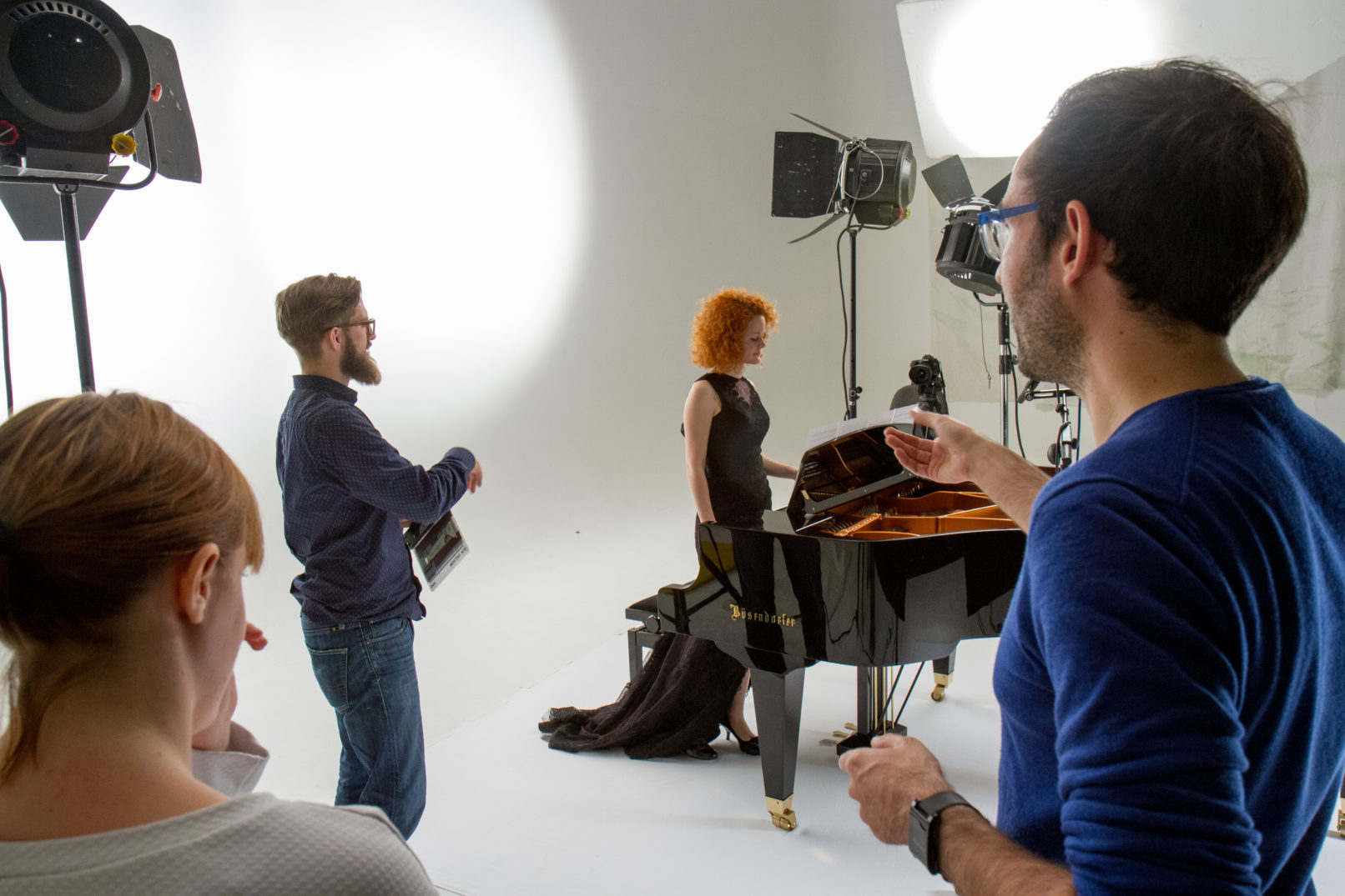 video shootin studio for the interactive floor piano